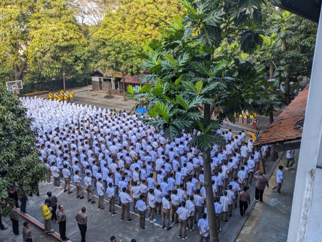 Program Latihan Olahraga Harian di Boarding School Al Masoem Bandung