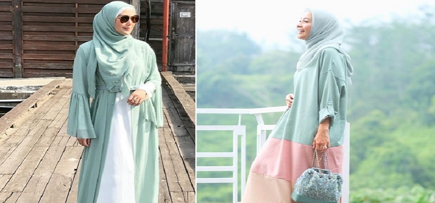 Kombinasi yang Cocok untuk Kerudung Warna Hijau Mint