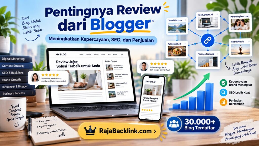 Mengapa Review dari Blogger Penting untuk Meningkatkan Kepercayaan dan Penjualan?