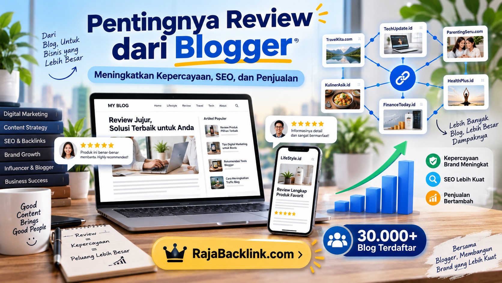 pentingnya review blogger